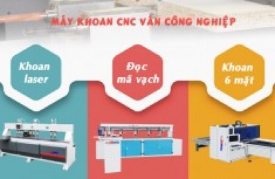 Máy khoan cnc gỗ công nghiệp chuyền sản xuất nội thất tự động